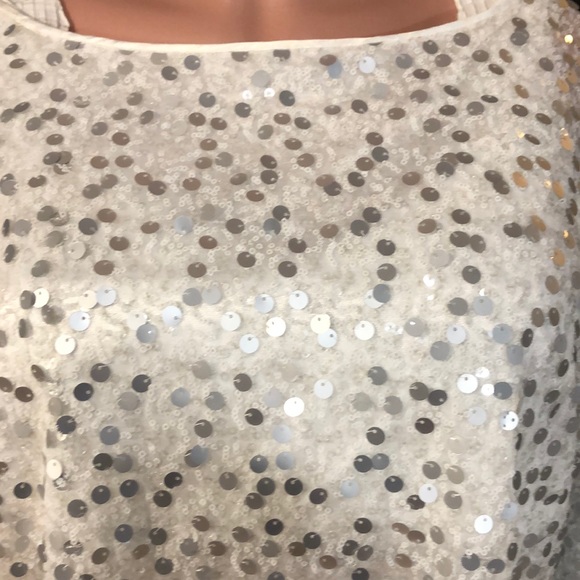 NWT JONES NEW YORK Sequin Pullover Blouse Top - Picture 2 of 6